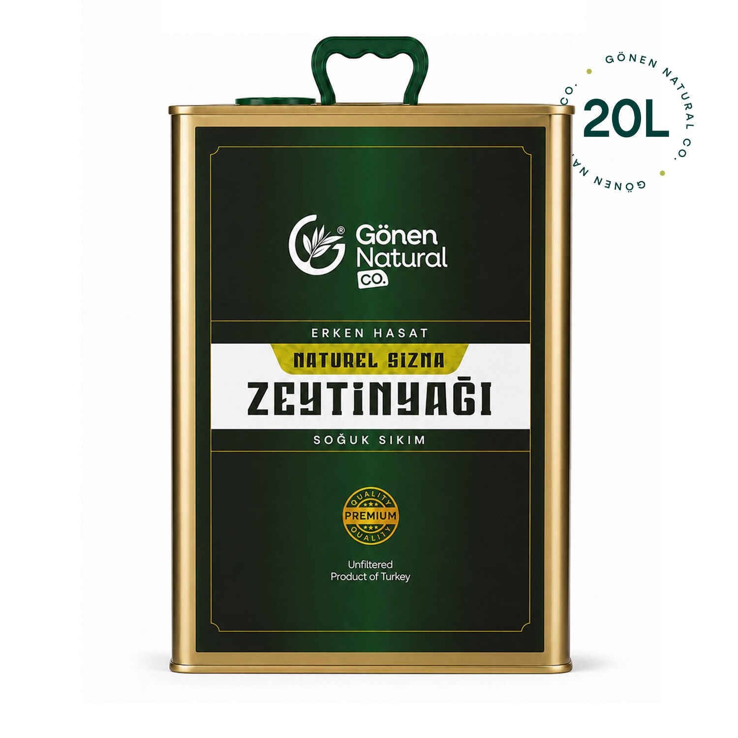 Erken Hasat Soğuk Sıkım 0.4 Asit 20 Litre